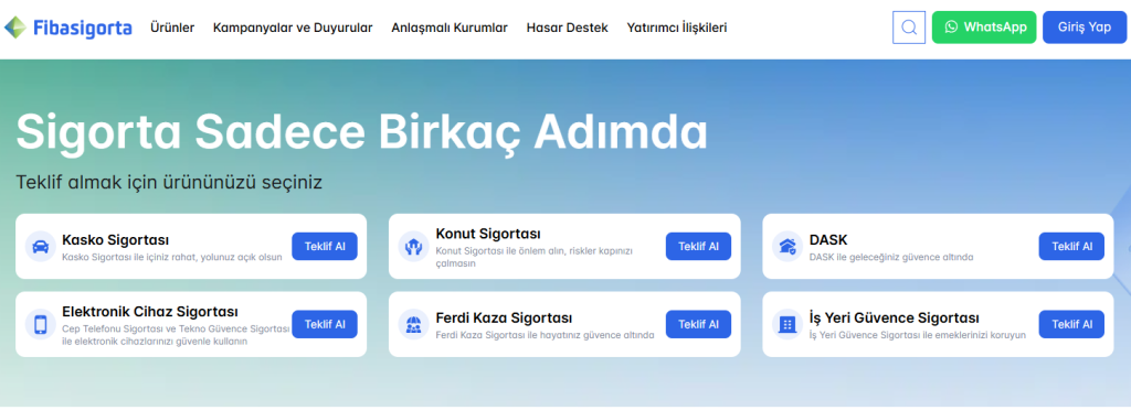 Sigorta Türleri